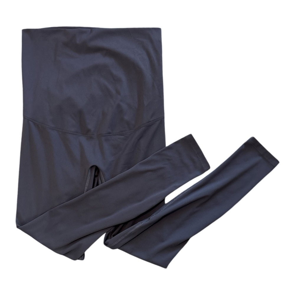 High-Waisted Charcoal Grey Maternity Leggings Size Small